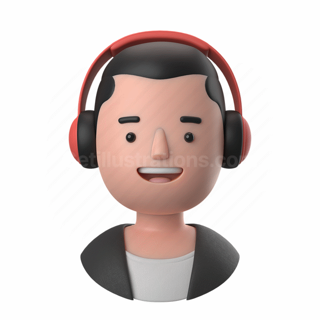 man, male, people, person, headphones, headset